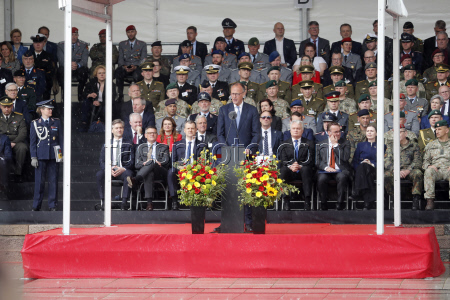 German 45th Armoured Brigade's inauguration in Lithuania