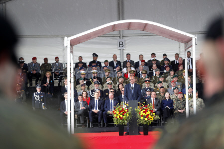 German 45th Armoured Brigade's inauguration in Lithuania