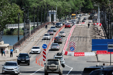 Ремонт моста на проспекте Ильича в Донецке