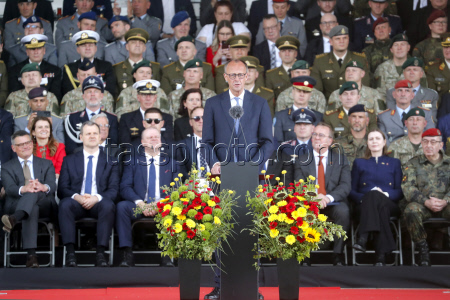 German 45th Armoured Brigade's inauguration in Lithuania