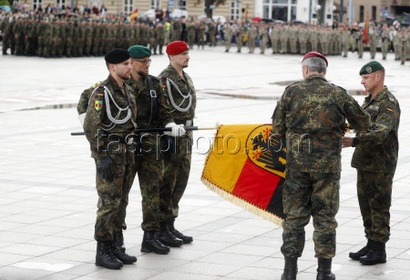 German 45th Armoured Brigade's inauguration in Lithuania