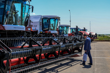 Rostselmash dealership centre in Volgograd Region, Russia