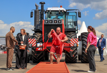 Rostselmash dealership centre in Volgograd Region, Russia