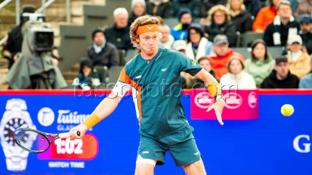 Теннисный турнир ATP 500 в Гамбурге, четвертьфинал: Андрей Рублев (Россия) - Лучано Дардери (Италия) - 6:1, 3:6, 6:3