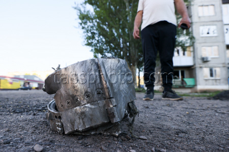 Donetsk People's Republic in aftermath of drone attack
