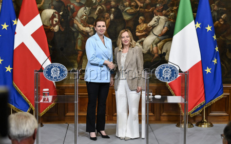 Denmark's prime minister visits Italy