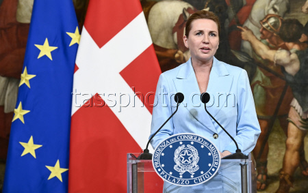 Denmark's prime minister visits Italy