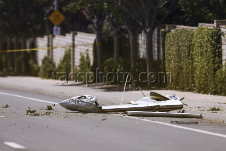 Small plane crashes in residential neighborhood of San Diego, California