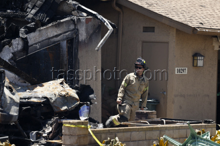 Small plane crashes in residential neighborhood of San Diego, California