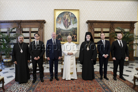 Папа Римский Лев XIV принял на аудиенции в Ватикане премьер-министра Болгарии Росена Желязкова
