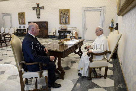 Papa Incontra Rosen Dimitrov Zhelyazkov