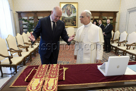 Papa Incontra Rosen Dimitrov Zhelyazkov