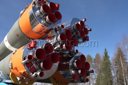Soyuz-2.1b rocket launched from Plesetsk Cosmodrome