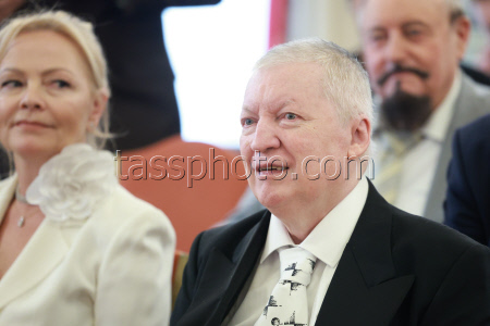 Церемония закрытия шахматного турнира "Кубок Карпова — 50 лет спустя" в Москве