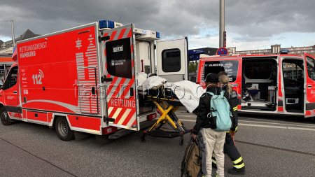 Knife attack at Hamburg central station