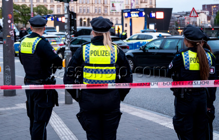 Knife attack at Hamburg central station