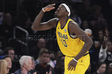 APTOPIX Pacers Knicks Basketball