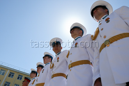 Last Bell ceremony for school leavers in Stavropol