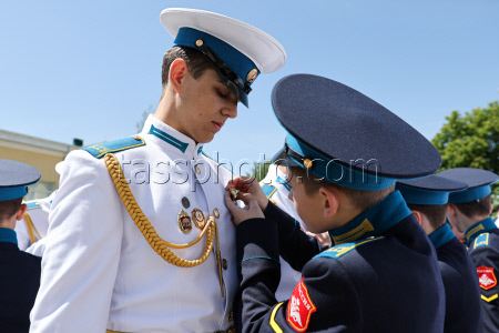 Last Bell ceremony for school leavers in Stavropol