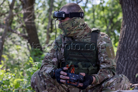 Military school for UAV operators in Lugansk People's Republic