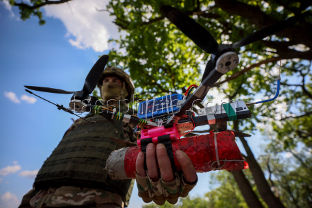 Military school for UAV operators in Lugansk People's Republic