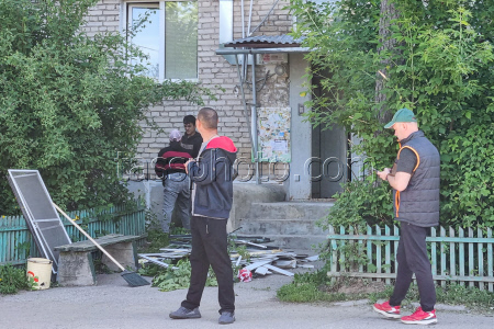 Drone falls in Tula, Russia