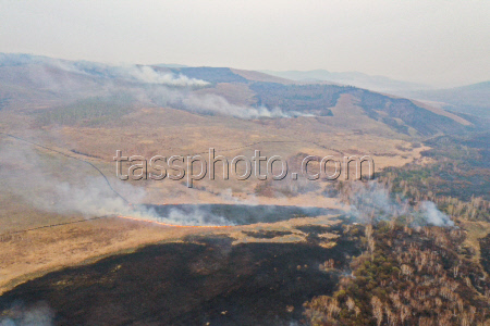 Wildfires in Transbaikal Region, Russia