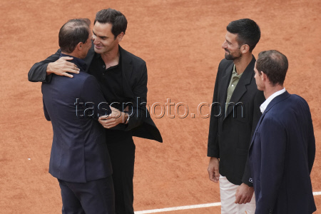 APTOPIX French Open Nadal Ceremony