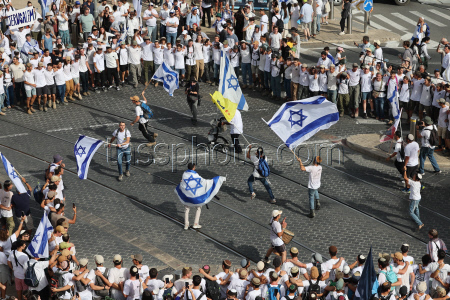 Jerusalem day celebration in Jerusalem