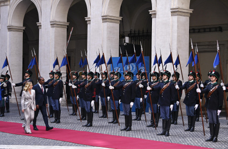 Italian Prime Minister Meloni receives Ethiopian counterpart Abiy Ahmed Ali in Rome