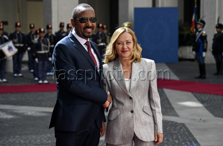 Italian Prime Minister Meloni receives Ethiopian counterpart Abiy Ahmed Ali in Rome