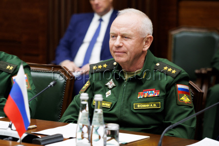 Russia's Deputy Defence Minister Fomin meets with Ethiopia's Chief of General Staff Gelelcha