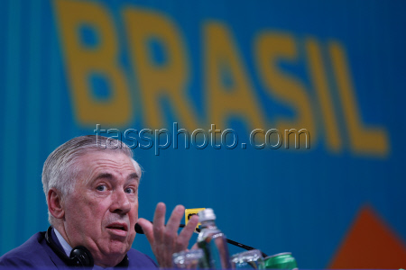 Carlo Ancelotti presented as new head coach of Brazil