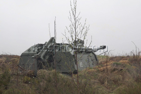 Боевая подготовка курсантов Михайловской военной артиллерийской академии в Санкт-Петербурге