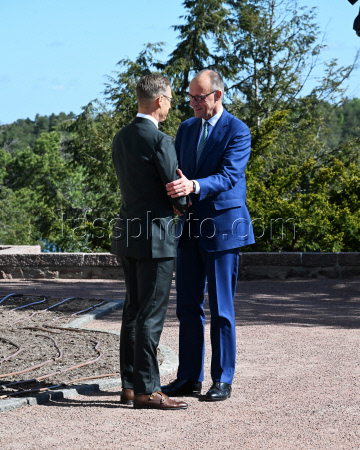 German Chancellor Friedrich Merz visits Finland