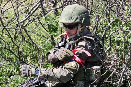 Motor rifle regiment training in Zaporozhye Region