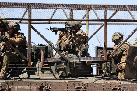 Motor rifle regiment training in Zaporozhye Region