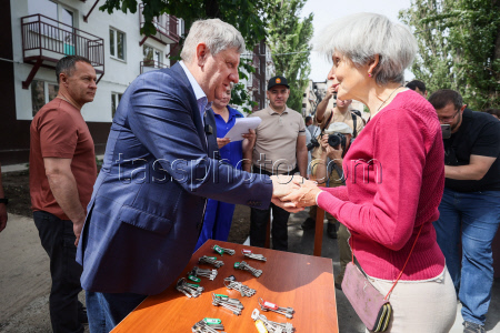 Key presentation ceremony in Avdeyevka
