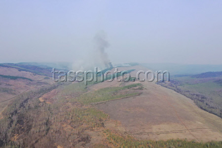 Wildfires in Transbaikal Region, Russia