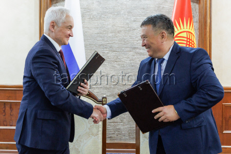 Defence ministers of Russia and Kyrgyzstan meet in Bishkek