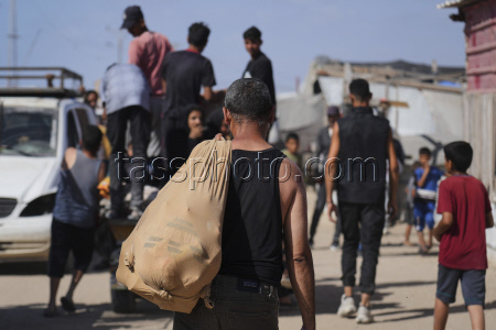 Доставка гуманитарной помощи в сектор Газа организацией Gaza Humanitarian Foundation