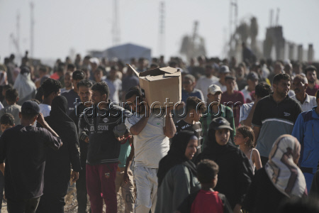 Доставка гуманитарной помощи в сектор Газа организацией Gaza Humanitarian Foundation