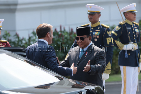 France's President Emmanuel Macron visits Indonesia