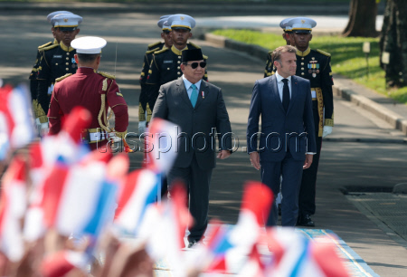 France's President Emmanuel Macron visits Indonesia