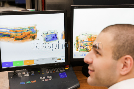 Customs service at Moscow's Sheremetyevo Airport