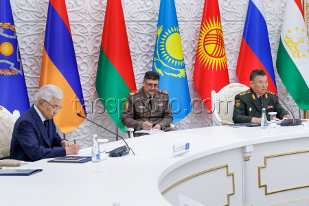 Russian Defence Minister Belousov visits Bishkek