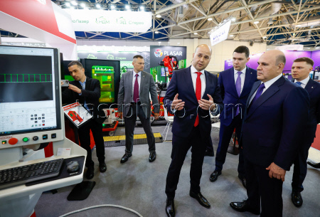 Russia's PM Mishustin visits Metalloobrabotka 2025 exhibition in Moscow