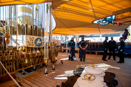 Lâ€™ Amerigo Vespucci Arriva Al Porto Di Civitavecchia