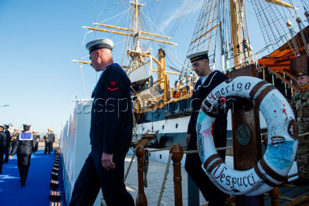 Lâ€™ Amerigo Vespucci Arriva Al Porto Di Civitavecchia