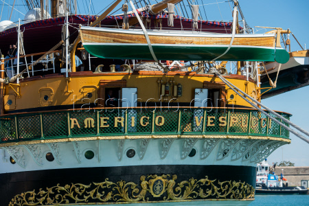 Lâ€™ Amerigo Vespucci Arriva Al Porto Di Civitavecchia